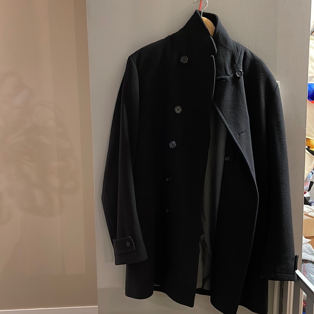 Banana Republic soft wool double breasted coat